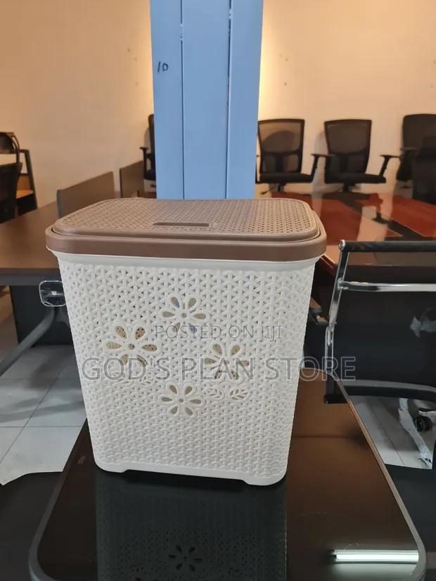 Quality Plastic Laundry Baskets (Brand New) - 1