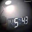 3D LED Digital Wall and Desk Alarm Clock - 2