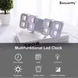 3D LED Digital Wall and Desk Alarm Clock - 5