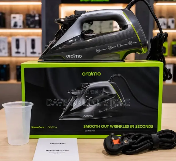 Oraimo SteamCore OEI-511A 2500W LED Display Electric Iron - 1