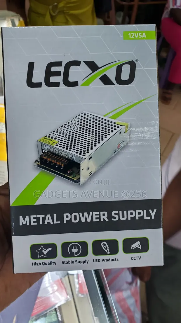 Lecxo 12V 5A (60W) Metal Power Supply - 1