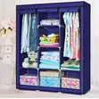 Portable Fabric Wardrobe Closet Organizer 130x46x175CM - 1