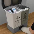 2-in-1 Dual Compartment Pedal Trash Can - 3