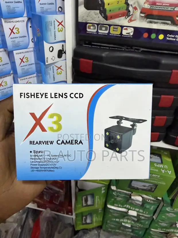 X3 Fisheye Lens Car Reversing Camera - 1