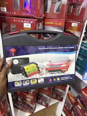 Portable Car Jump Starter Kit with Air Inflator