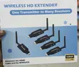 Wireless HD Extender Kit (1 Tx to 4 Rx) - 1080p - 1