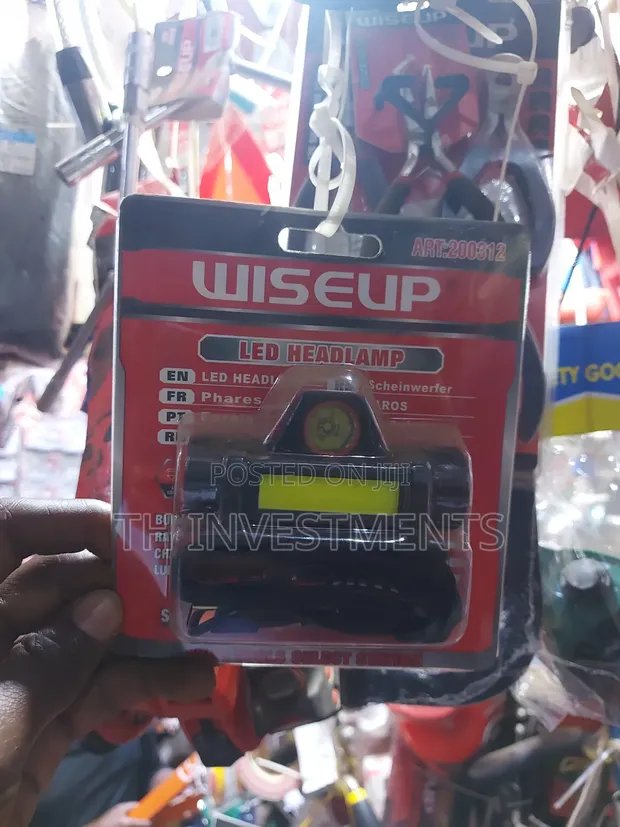 Wiseup Rechargeable Headlamp 200LM / 1200Ah Industrial - 1