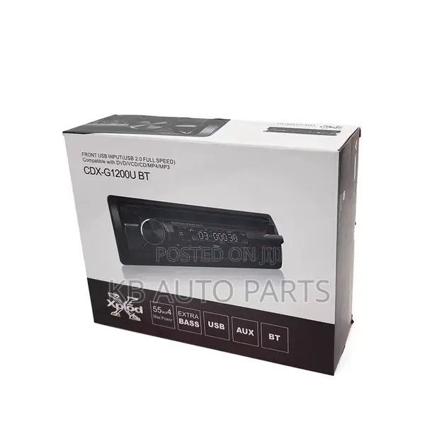 Car MP3 Radio Player with Bluetooth - 55W x 4 - 1