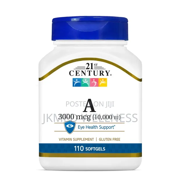 21st Century Vitamin A 3000mcg (10,000 IU) 110 Capsules - 1