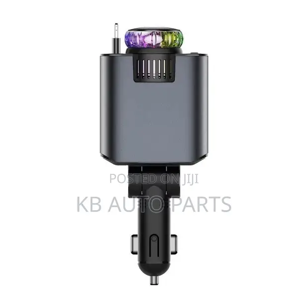 Car Aroma Diffuser with Retractable Fast Charging Cables - 1