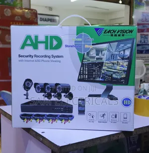 Brand New 4-Camera CCTV Set with 20m Night Vision
