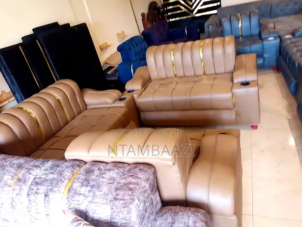 L-Shaped Sofa Set - Dynasty Mattress - 1