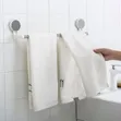 Self-Adhesive Single Rod Towel Holder Bar - 5