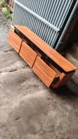 Mahogany TV Stand with Large Drawers - 3