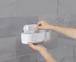 Traceless Shelf Wall-Mounted Bathroom Organizer Box - 1