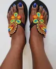 Handmade Beaded Sandals - Kenyan Craft - 1