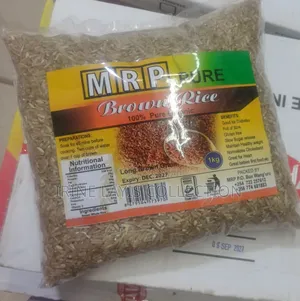 1kg MRP Pure Brown Rice (Organic, Long Grain)