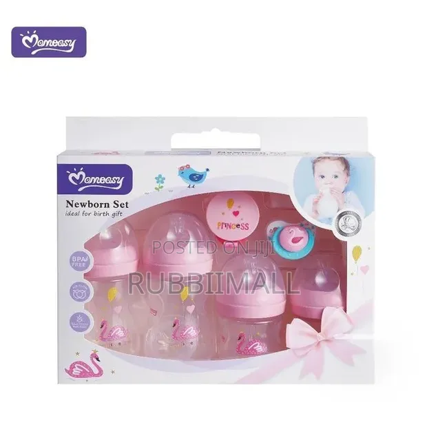 Momeasy Baby Feeding Bottle Newborn Set & Care Gift Set - 7 Pieces - 1