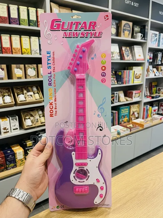 Kids Rock and Roll Toy Guitar (Model 909-4) - 1
