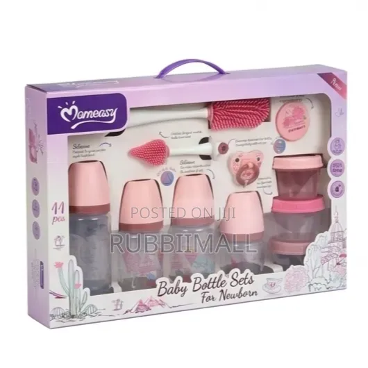 Momeasy 11-Piece Baby Feeding Bottle Gift Set - 1