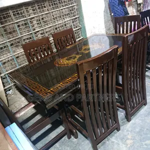 Six Seater Dining Table - Wood-Mode