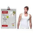 Unisex Lux Premium Cotton Vests - 3 Pieces (White) - 1