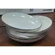 Sundabest 6pcs 8-inch Medium White Ceramic Plates - 1