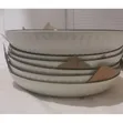 Sundabest 6pcs 8-inch Medium White Ceramic Plates - 2