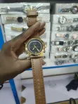 Naviforce Brown Leather Strap Watch - 2