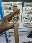 Naviforce Brown Leather Strap Watch - 3