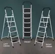 Total 6-Step Foldable Aluminium Ladder - 1