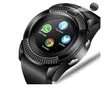 Smartwatch Round Screen IP65 Bluetooth with SIM Toolkit - Black - 2