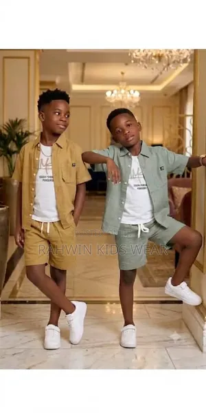 Original 2pc Linen Set (Shorts & 2-in-1 Shirt with Vest)