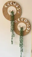 Wall Hanging Crochet Flower - 1
