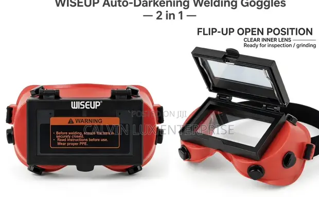 WISEUP Auto-Darkening Welding Goggles - 1
