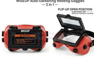 WISEUP Auto-Darkening Welding Goggles