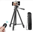 Extendable Lightweight Aluminum Tripod with Phone Holder - 2