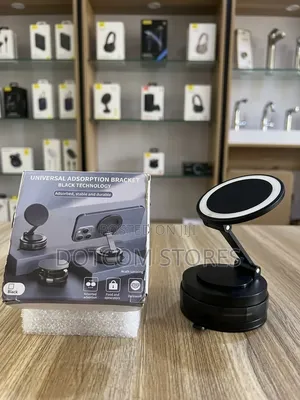 Universal Magnetic Phone Holder with Vacuum Suction