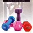 Pair of 3kg Hexagonal Training Dumbbells - 1