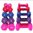 Pair of 3kg Hexagonal Training Dumbbells - 4