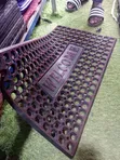 Heavy-Duty Rectangular Rubber Hollow Doormat - 2