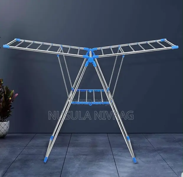 Foldable Stainless Steel Clothes Drying Rack - 1