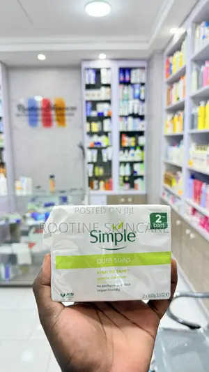 Simple Pure Kind to Skin Gentle Bar Soap - Pack of 2