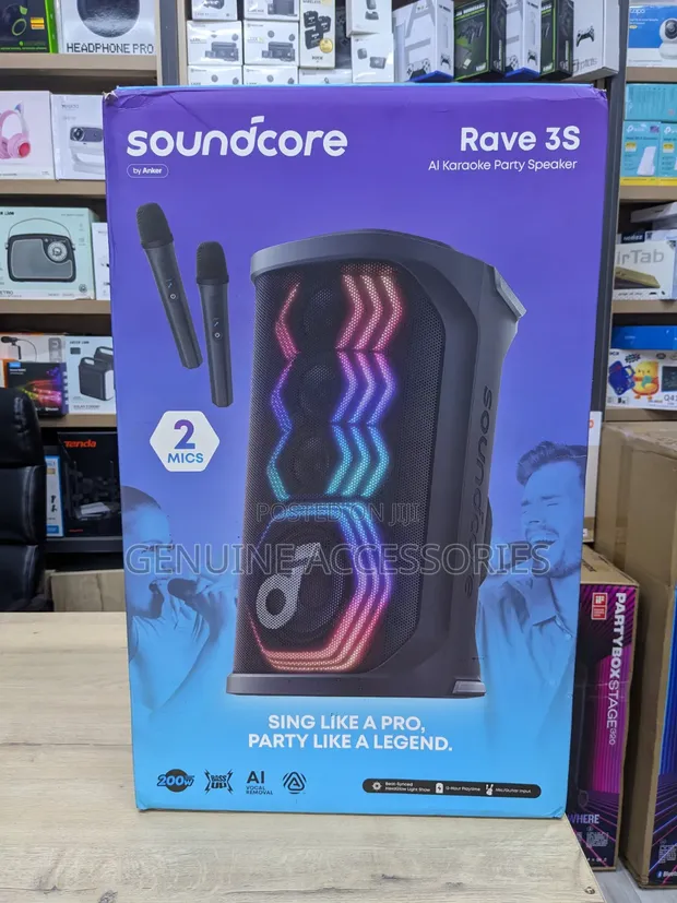 Anker Soundcore Rave 3S AI Party Speaker 200W - 1