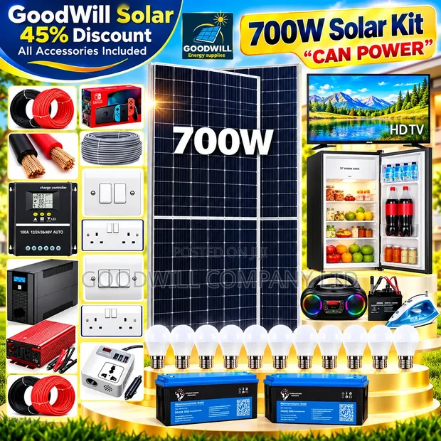 700W Clean Energy Solar System Full Kit - 1