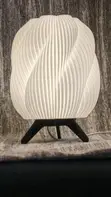 Table Lamp, Striped Swirl - 2