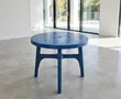 Royal Blue Plastic Dining Table - 1