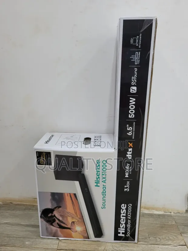 Hisense AX3100Q 500W Soundbar with Wireless Subwoofer - 1