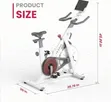 Heavy Indoor Cardio Spinning Exercise Bike - 3