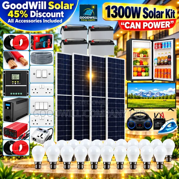1300W Massive Clean Energy Solar System Full Kit - 1